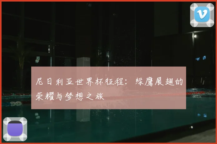 尼日利亚世界杯征程：绿鹰展翅的荣耀与梦想之旅