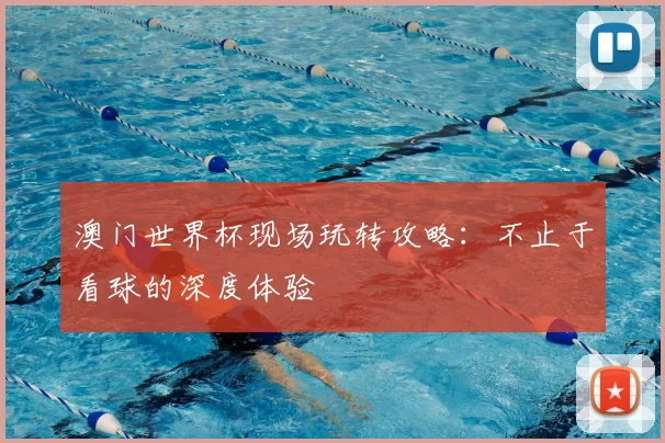 澳门世界杯现场玩转攻略:不止于看球的深度体验